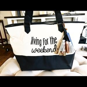 Violet Ray “loving for the weekend” travel bag